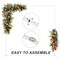 6.6FT Metal Square Backdrop Stand – Heavy Duty Balloon Arch Kit for Weddings, Parties, Photo Booth Decor (Indoor/Outdoor, Reusable, Detachable)